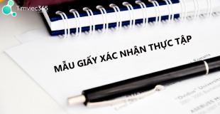 [Giấy xác nhận thực tập] Hướng dẫn cách viết và Download miễn phí