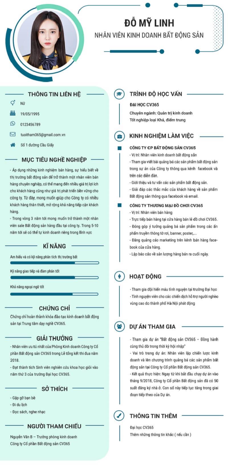 Cách viết CV chuyên viên bất động sản hay nhất mà bạn nên biết
