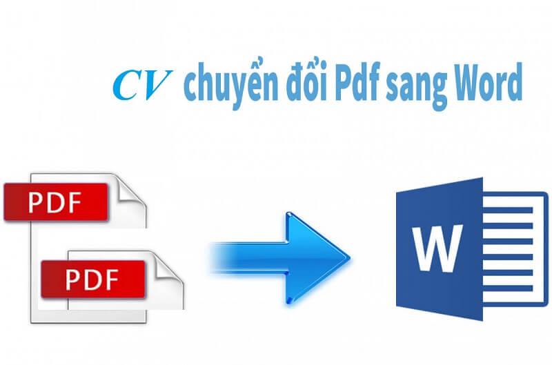 Hướng dẫn chuyển CV từ PDF sang Word nhanh theo cách dễ dàng nhất